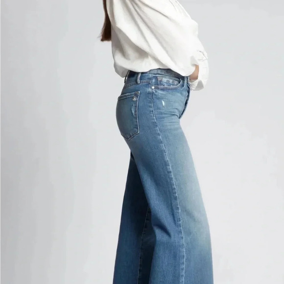 Black Orchid Jill High Waisted Wide Leg - One Love in size 26 NWT - Picture 3 of 8